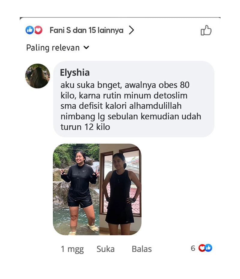 testi komen FB DETOSLIM APRIL 1