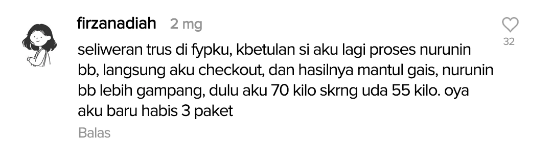 testi komen ig DETOSLIM APRIL 1